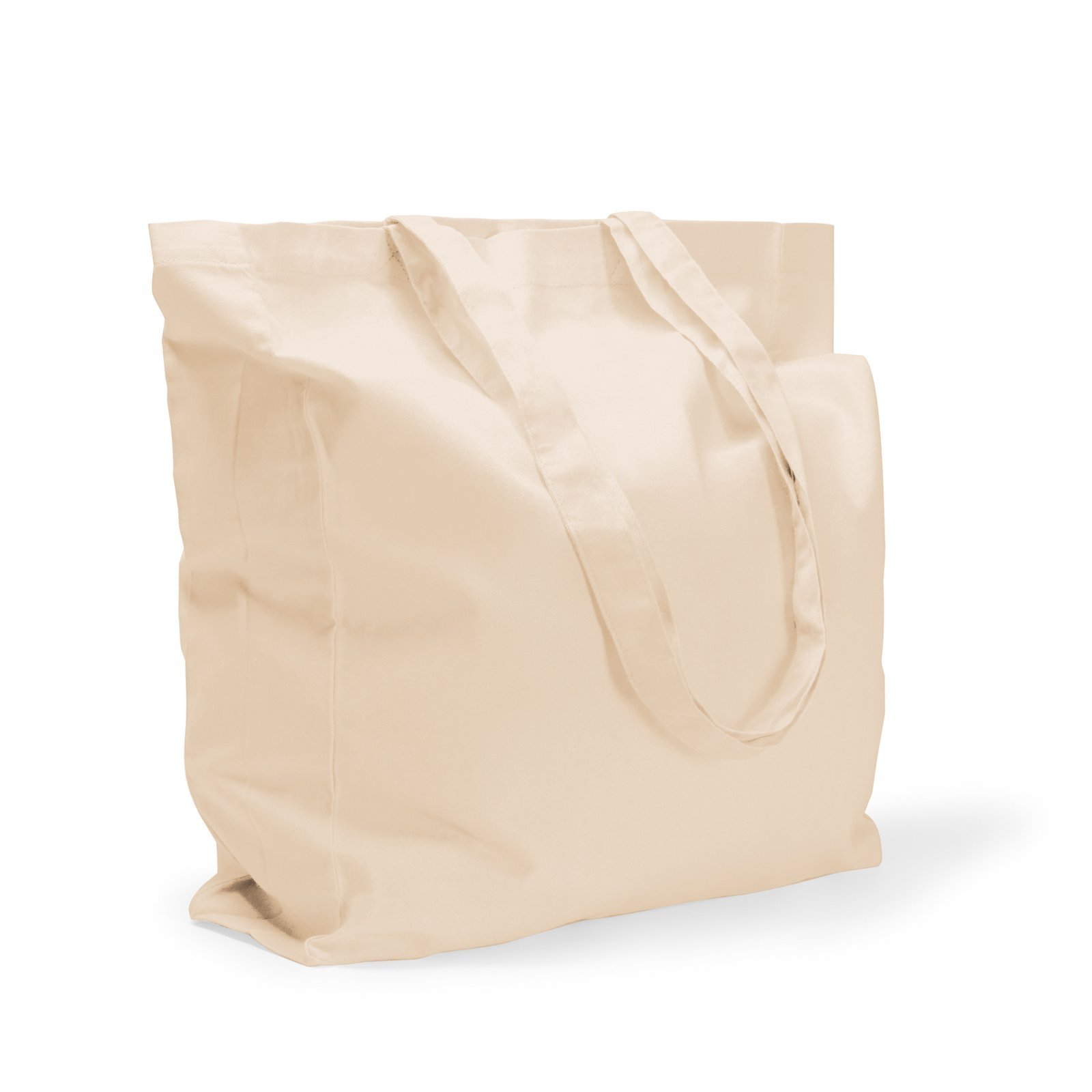 Bolsa de tela Heron, ideal para compras y uso diario, resistente y ecológica, en color natural.
