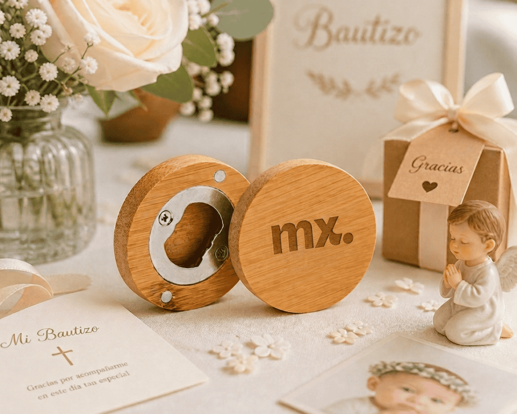 abridores personalizados para bautizos